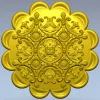 Розетка акантовая - 3D STL модель для ЧПУ