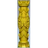 Grapevine Carved Baluster - STL 3D Model for CNC