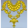 Рокайльный картуш с веерообразной раковиной - STL модель для ЧПУ