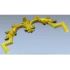 Baroque Acanthus Crest - STL 3D Model for CNC Routing