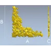 Rococo Grapevine Corner STL - 3D Model for CNC Milling