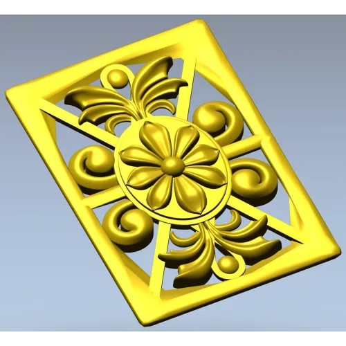 Florentine medallion relief - STL for CNC milling