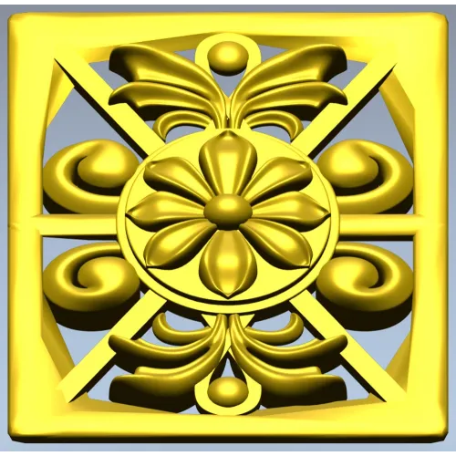 Florentine medallion relief - STL for CNC milling