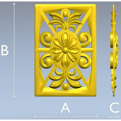 Florentine medallion relief - STL for CNC milling
