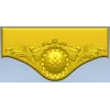 Декоративная накладка с розеттой - STL для ЧПУ