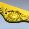 Декоративная накладка с розеттой - STL для ЧПУ