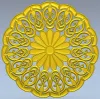 Круглая резная розетка "Арабеска" - 3D модель STL для ЧПУ