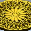 Круглая резная розетка "Арабеска" - 3D модель STL для ЧПУ