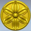 Цветочная розетка - 3D модель STL для ЧПУ