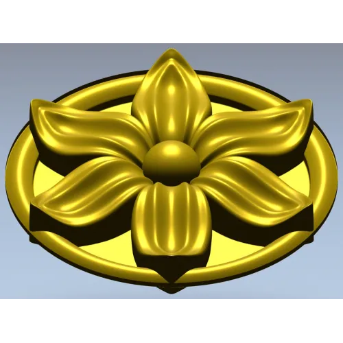 Цветочная розетка - 3D модель STL для ЧПУ