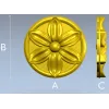 Цветочная розетка - 3D модель STL для ЧПУ