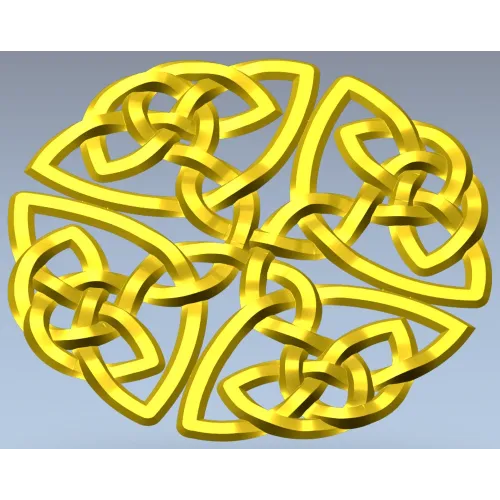 Кельтская розетка - 3D модель STL для ЧПУ