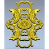 Вертикальная розетка с акантом - STL модель для ЧПУ