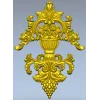 Baroque Vase Relief - STL 3D model for CNC decorative carving