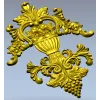 Baroque Vase Relief - STL 3D model for CNC decorative carving