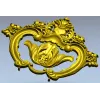 Картуш "Тюльпан Барокко" - 3D модель STL для ЧПУ