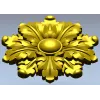 Розетка акантовая в классическом стиле - STL модель для ЧПУ