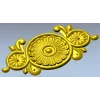Декоративная розетка "Солнечная роза" - stl для ЧПУ