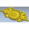 Декоративная розетка "Солнечная роза" - stl для ЧПУ
