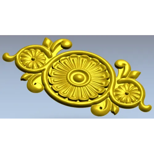 Декоративная розетка "Солнечная роза" - stl для ЧПУ
