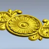 Декоративная розетка "Солнечная роза" - stl для ЧПУ