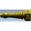 Spiral Turned Furniture Leg - STL 3D Model for CNC Milling
