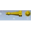 Spiral Turned Furniture Leg - STL 3D Model for CNC Milling