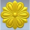 Декоративная розетка "Маргаритка" - 3D модель STL для ЧПУ