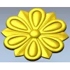 Декоративная розетка "Маргаритка" - 3D модель STL для ЧПУ
