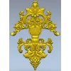 Ornate Urn and Acanthus Relief - STL 3D model for CNC