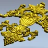 Ornate Urn and Acanthus Relief - STL 3D model for CNC