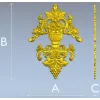 Ornate Urn and Acanthus Relief - STL 3D model for CNC