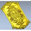 Барочная декоративная панель STL для ЧПУ - 3D модель stl