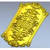 Барочная декоративная панель STL для ЧПУ - 3D модель stl