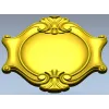 Rococo Shell Cartouche STL for CNC