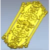 Imperial Rocaille Panel - STL 3D Model for CNC Carving