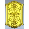Imperial Rocaille Panel - STL 3D Model for CNC Carving