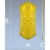Imperial Rocaille Panel - STL 3D Model for CNC Carving