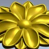 Розетка "Солнечный цветок" - 3D модель STL для ЧПУ