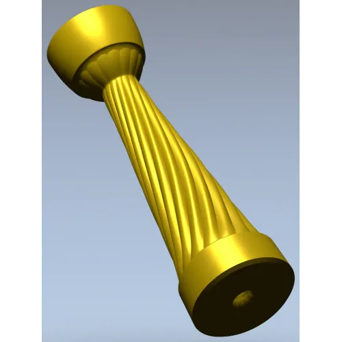 Винтовая мебельная ножка - 3D модель STL для ЧПУ