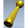Винтовая мебельная ножка - 3D модель STL для ЧПУ