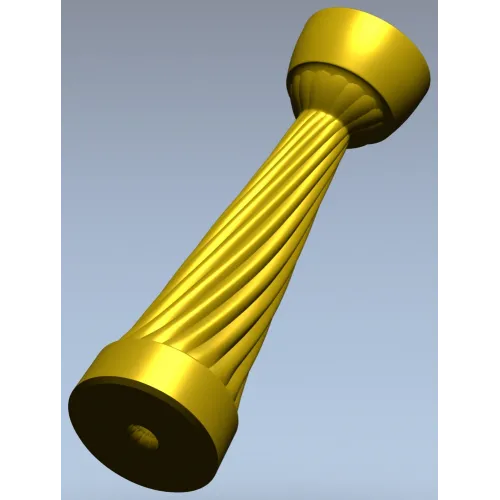 Винтовая мебельная ножка - 3D модель STL для ЧПУ