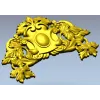 Vineleaf Cartouche STL for CNC Milling