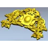 Vineleaf Cartouche STL for CNC Milling