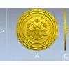 Круглая декоративная розетка - STL модель для ЧПУ