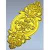 Вертикальный картуш "Орнелла" - декоративная stl модель для ЧПУ