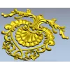 Картуш с раковиной в стиле рококо - 3D модель STL для ЧПУ