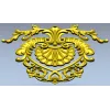 Картуш с раковиной в стиле рококо - 3D модель STL для ЧПУ