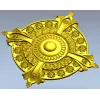 Baroque Rosette 3D STL for CNC