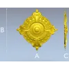 Baroque Rosette 3D STL for CNC